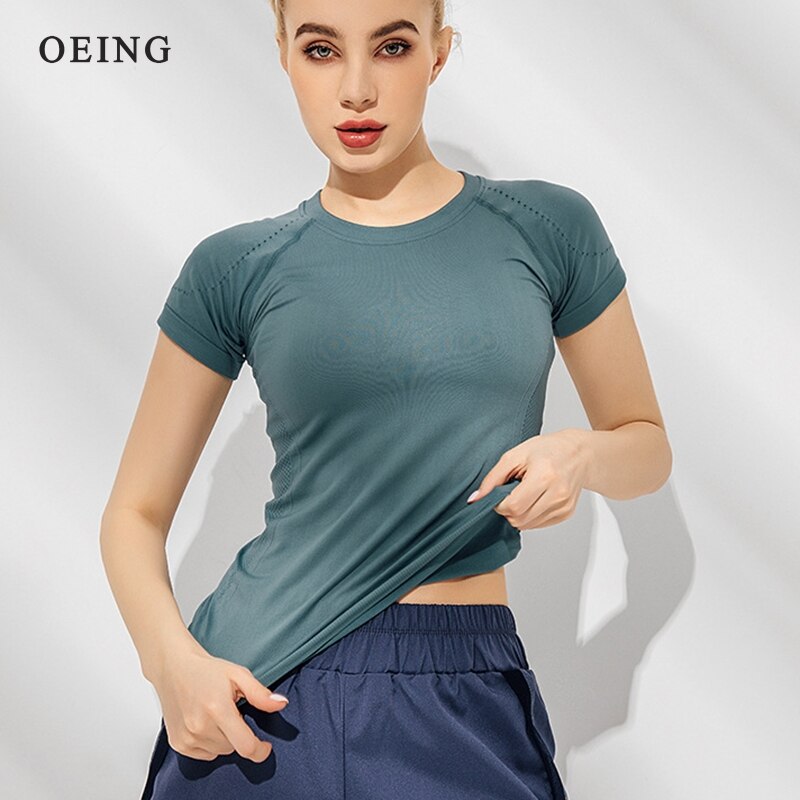 Breathable Gym Yoga T-shirts