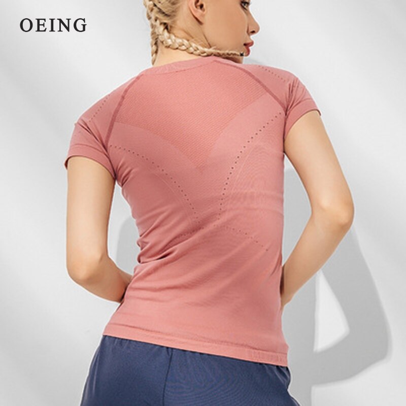 Breathable Gym Yoga T-shirts