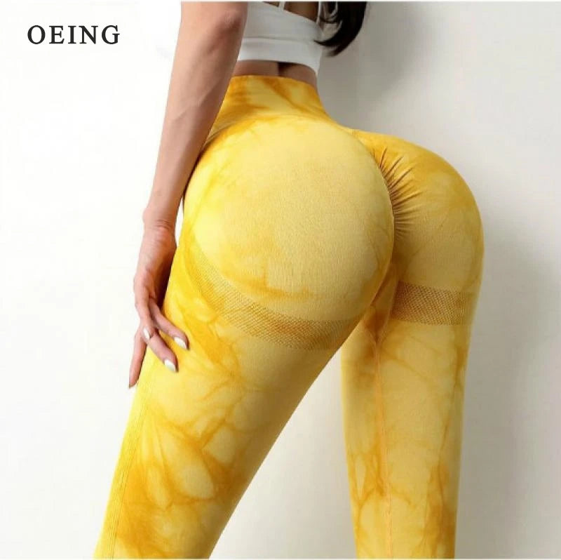 Women Sexy Bubble Butt Leggings High Waist Yoga Pants