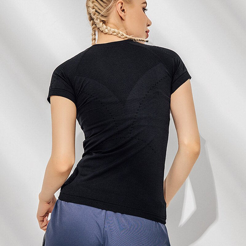 Breathable Gym Yoga T-shirts