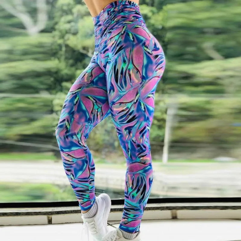 NEW Tie Dye Yoga Pants Gym Sport Leggings