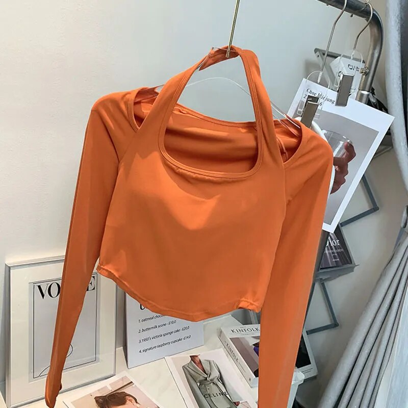 Inside Padded Long Sleeve  Running Blouse