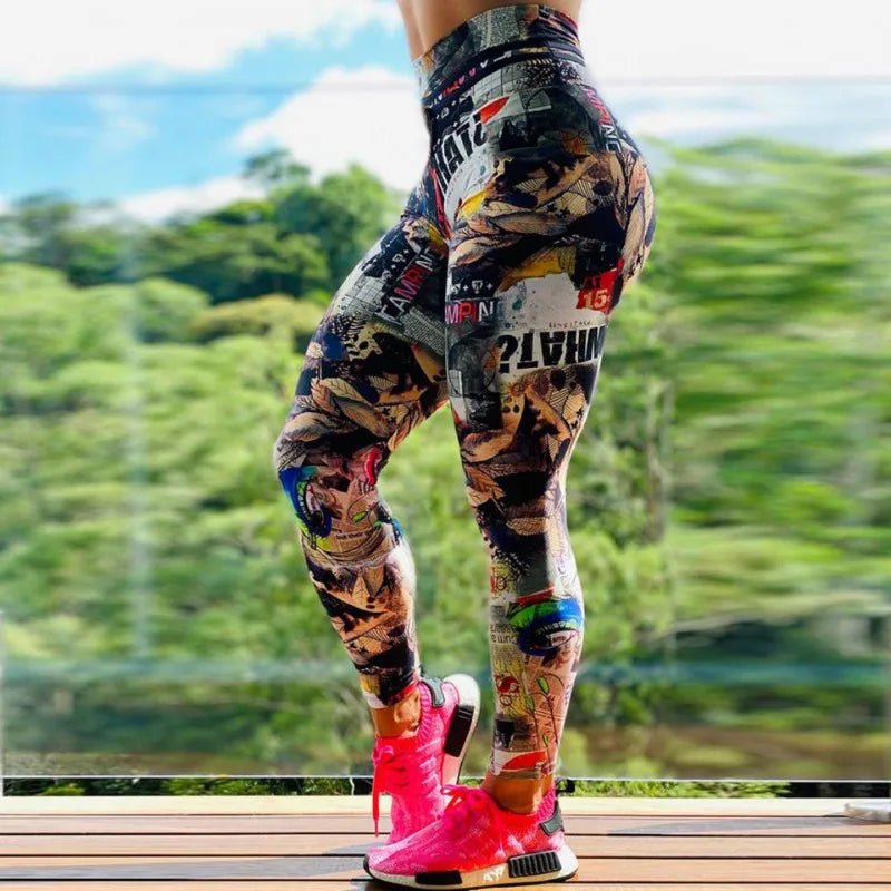 NEW Tie Dye Yoga Pants Gym Sport Leggings