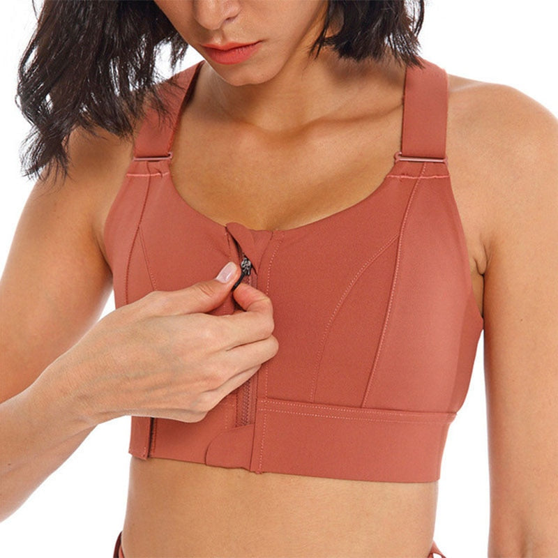 Front Zipper Bra Maximum Support