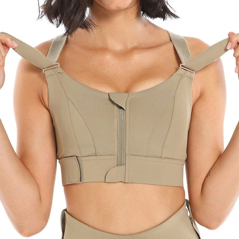 Front Zipper Bra Maximum Support