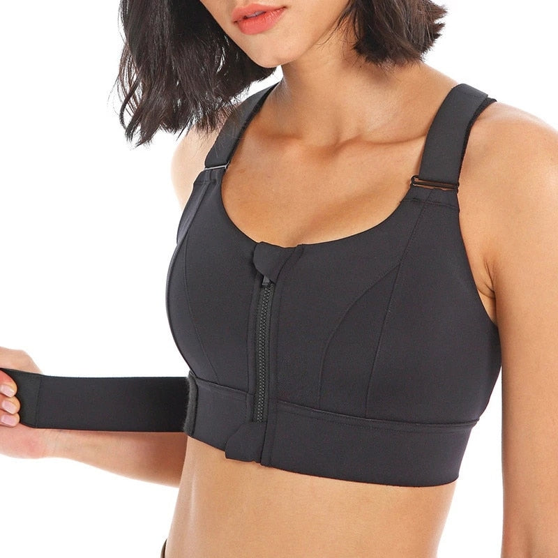 Front Zipper Bra Maximum Support