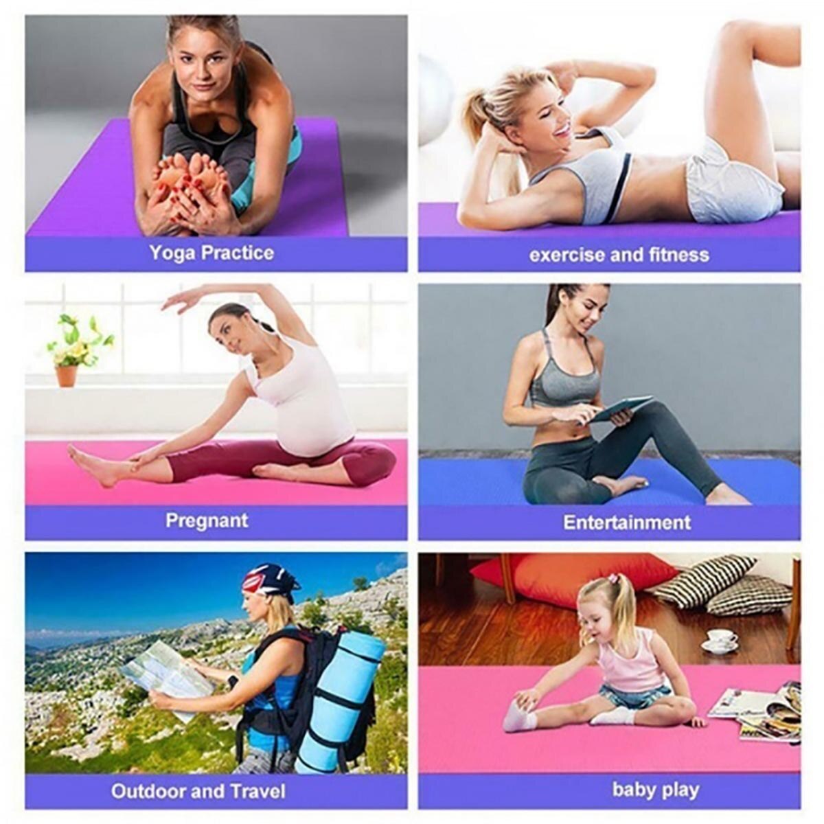 Non-slip Exercise mat For Fitness