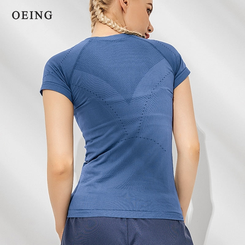 Breathable Gym Yoga T-shirts