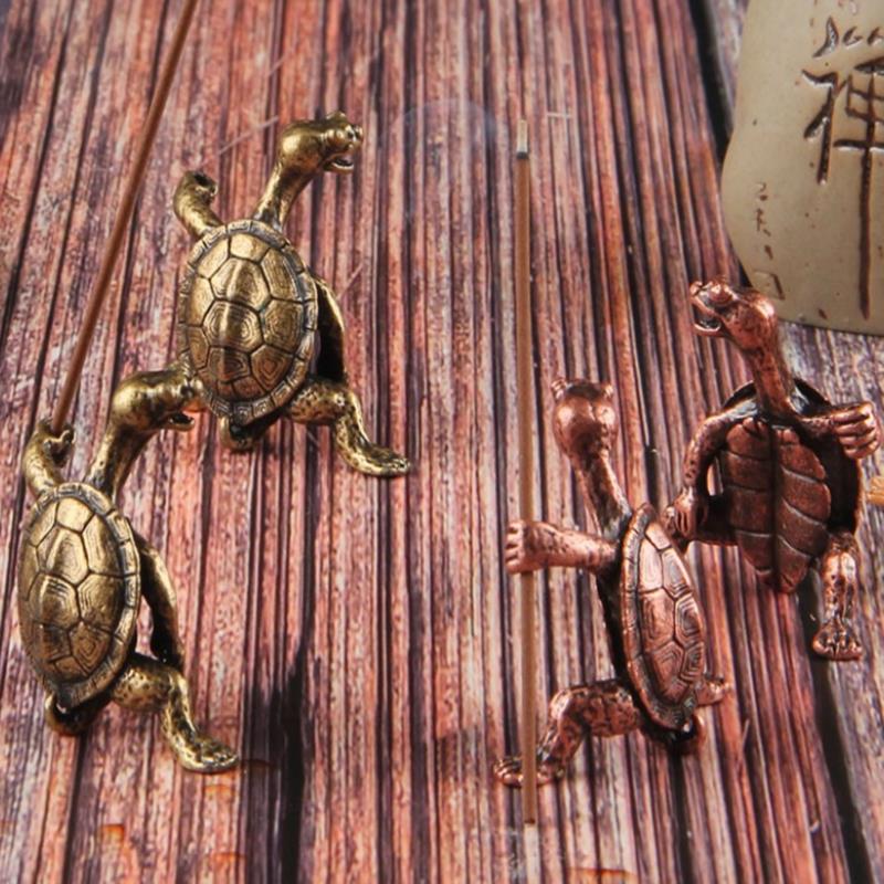 Turtle Shape Portable Incense Censer Stick Holder Burner Stand Incense Holde Multifunction Teahouse Accessory Home Decor