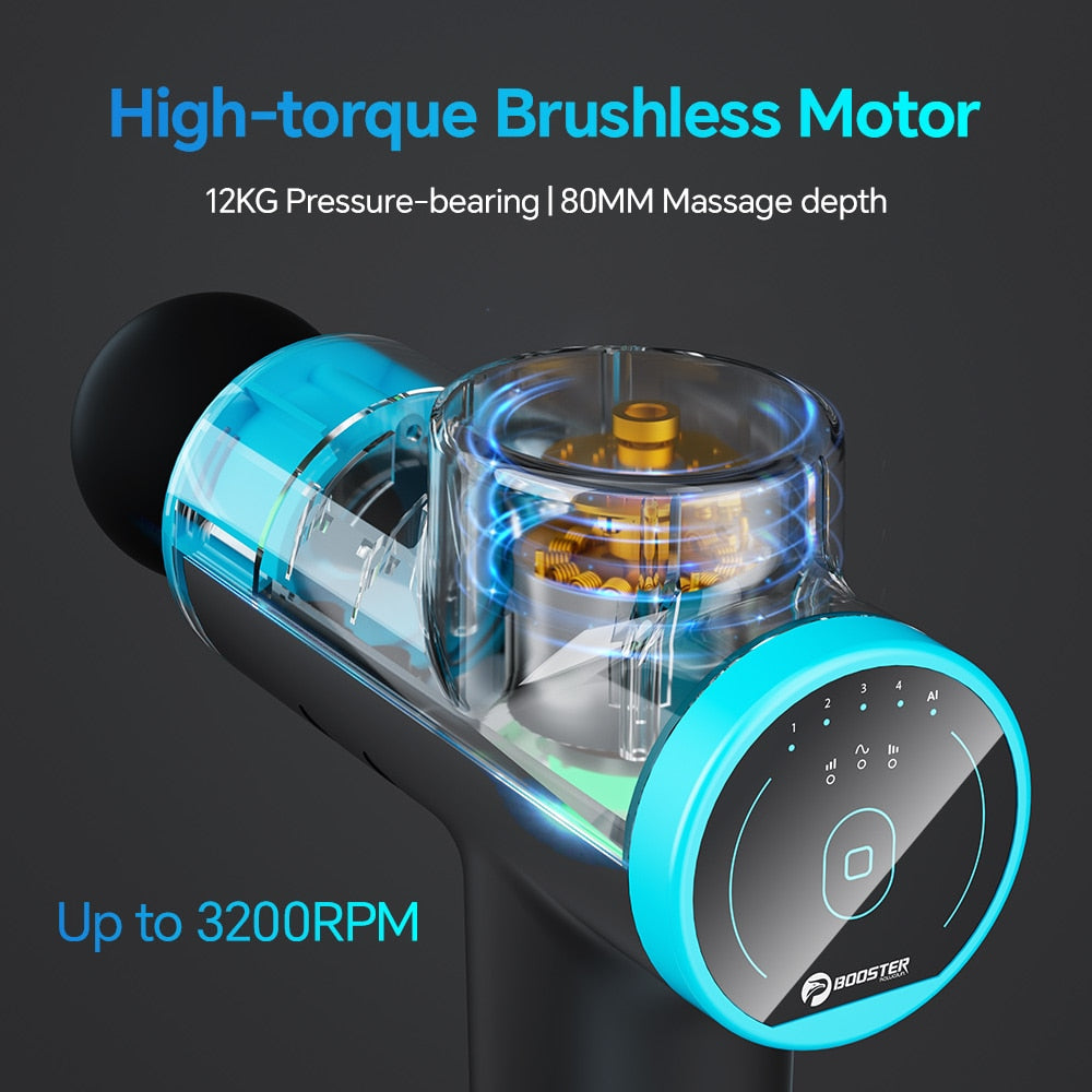 BOOSTER M2-12V LCD Display Massage Professional Deep Muscle Massager